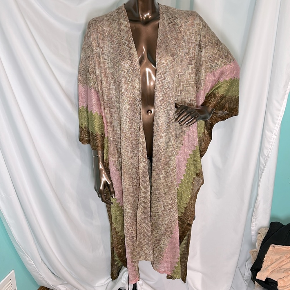 Free People Cairo Shimmer kimono - one Size - New 🛍️ - Picture 2 of 9